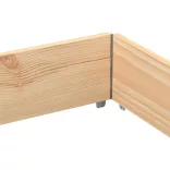 tömör fenyőfa kerti virágláda 150 x 00 cm