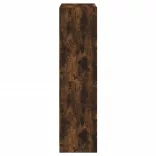 füstös tölgy színű magasszekrény ajtókkal 68x37x142 cm