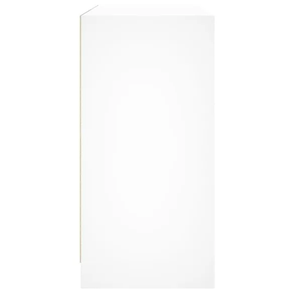 fehér szerelt fa tálalószekrény 102 x 37 x 75,5 cm