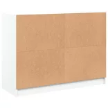 fehér szerelt fa tálalószekrény 102 x 37 x 75,5 cm