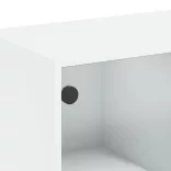 fehér szerelt fa tálalószekrény 102 x 37 x 75,5 cm