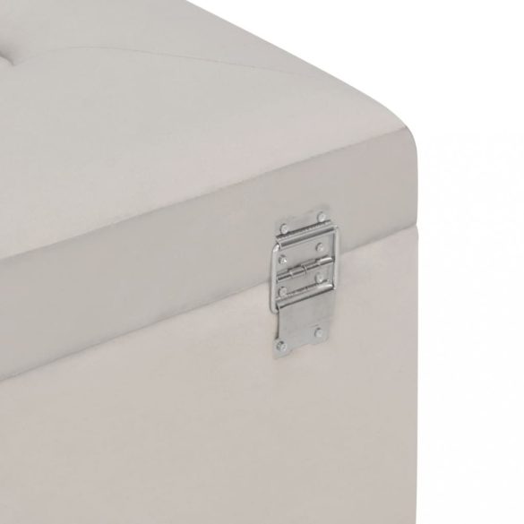 szürke bársonypad tárolórekesszel 80 cm