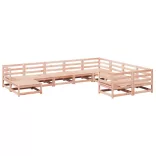 10 részes tömör duglászfenyő kerti kanapészett