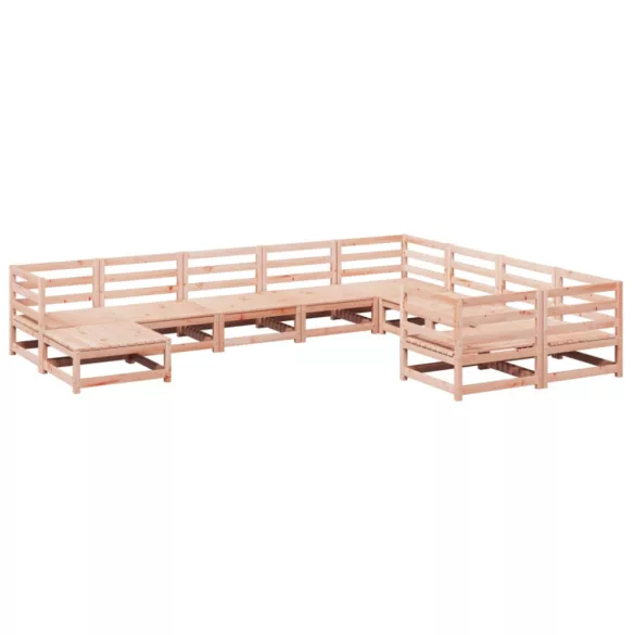 10 részes tömör duglászfenyő kerti kanapészett