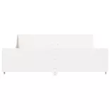 fehér tömör fenyőfa ágy matrac nélkül 200 x 200 cm