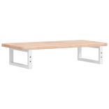 acél és tömör tölgyfa falra szerelhető mosdópolc