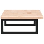 acél és tömör tölgyfa falra szerelhető mosdópolc