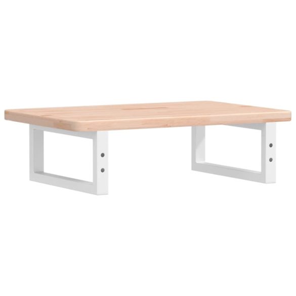 acél és tömör tölgyfa falra szerelhető mosdópolc