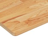 acél és tömör tölgyfa falra szerelhető mosdópolc