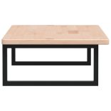 acél és tömör tölgyfa falra szerelhető mosdópolc