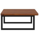 acél és tömör tölgyfa falra szerelhető mosdópolc