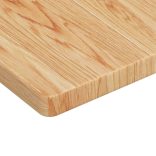 acél és tömör tölgyfa falra szerelhető mosdópolc