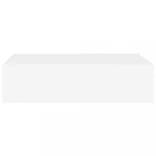 fehér MDF falra szerelhető fiókos polc 40 x 23,5 x 10 cm