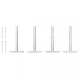 2 db fehér MDF falra szerelhető fiókos polc 40 x 23,5 x 10 cm