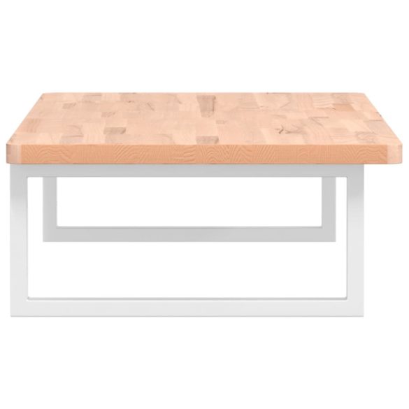 acél és tömör bükkfa falra szerelhető mosdópolc