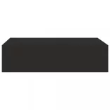 fekete falra szerelhető fiókos polc 40 x 23,5 x 10 cm