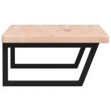 acél és tömör tölgyfa falra szerelhető mosdópolc