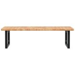 acél és tömör tölgyfa falra szerelhető mosdópolc