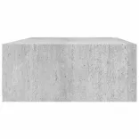 2 db betonszürke MDF falra szerelhető fiókos polc 40x23,5x10 cm