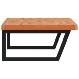 acél és tömör bükkfa falra szerelhető mosdópolc