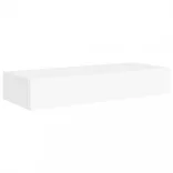 fehér MDF falra szerelhető fiókos polc 60 x 23,5 x 10 cm