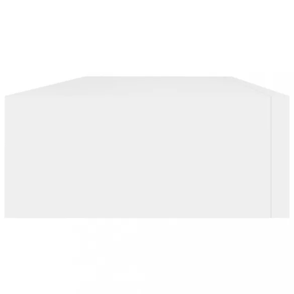 fehér MDF falra szerelhető fiókos polc 60 x 23,5 x 10 cm