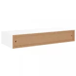fehér MDF falra szerelhető fiókos polc 60 x 23,5 x 10 cm