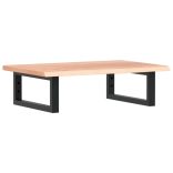 acél és tömör tölgyfa falra szerelhető mosdópolc