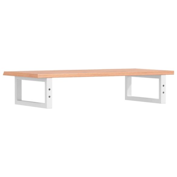 acél és tömör tölgyfa falra szerelhető mosdópolc