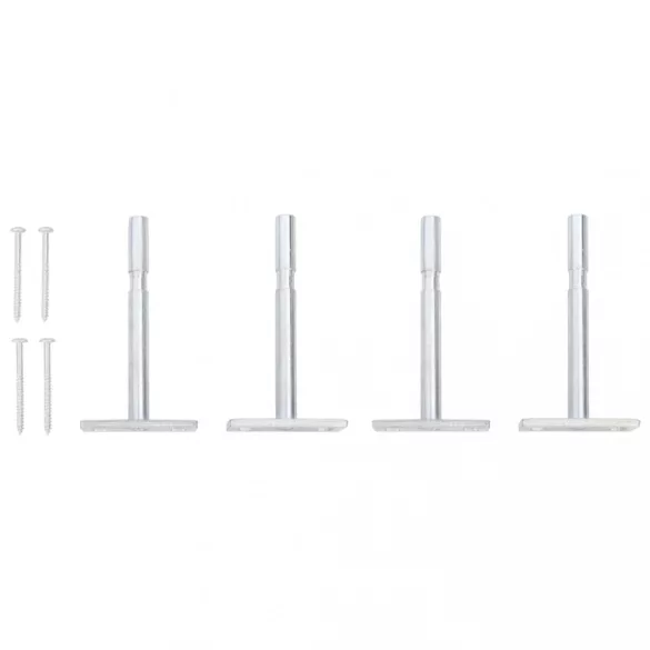 2 db fehér MDF falra szerelhető fiókos polc 60 x 23,5 x 10 cm