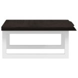 acél és tömör tölgyfa falra szerelhető mosdópolc