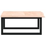 acél és tömör tölgyfa falra szerelhető mosdópolc