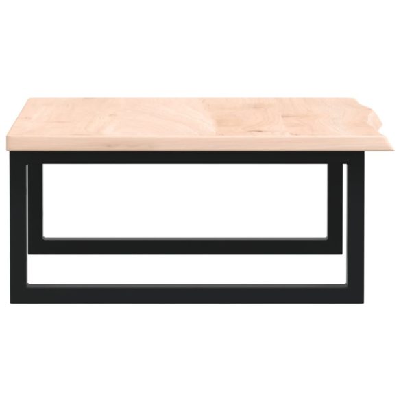 acél és tömör tölgyfa falra szerelhető mosdópolc