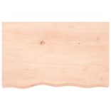 acél és tömör tölgyfa falra szerelhető mosdópolc