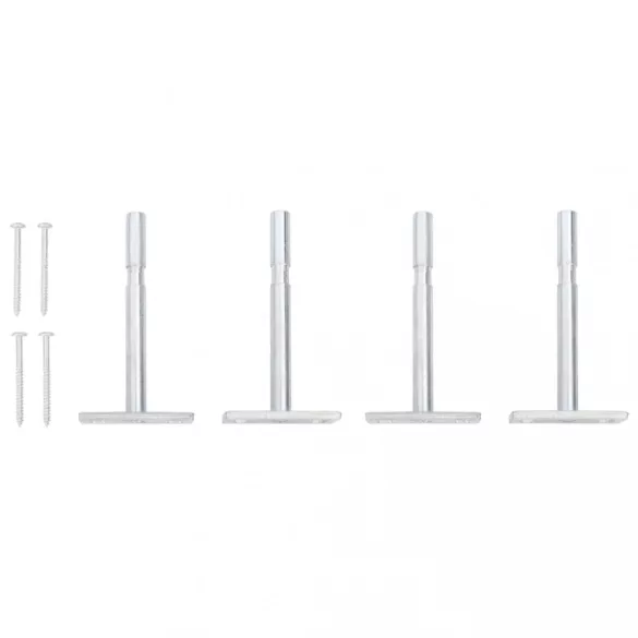 2 db szürke MDF falra szerelhető fiókos polc 60 x 23,5 x 10 cm