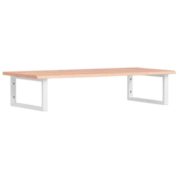 acél és tömör tölgyfa falra szerelhető mosdópolc