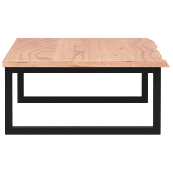 acél és tömör tölgyfa falra szerelhető mosdópolc