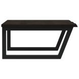 acél és tömör tölgyfa falra szerelhető mosdópolc