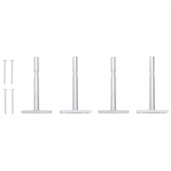 2 db betonszürke MDF falra szerelhető fiókos polc 60x23,5x10 cm