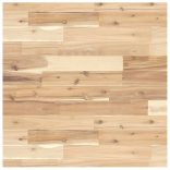 acél és tömör akácfa falra szerelhető mosdópolc