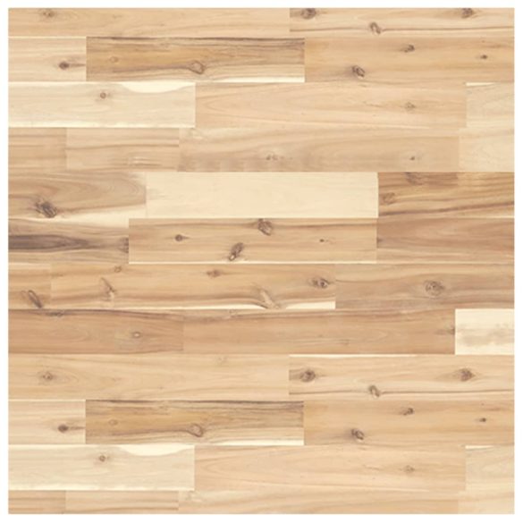 acél és tömör akácfa falra szerelhető mosdópolc