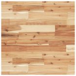 acél és tömör akácfa falra szerelhető mosdópolc