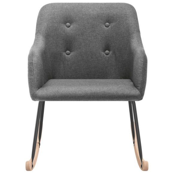 világosszürke szövet hintaszék