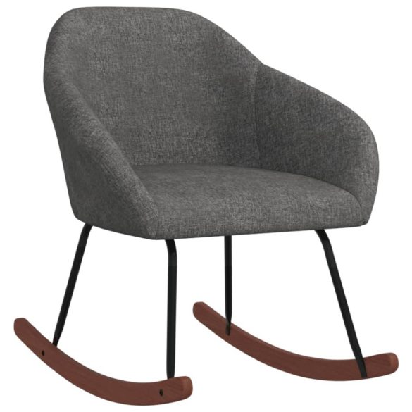 sötétszürke szövet hintaszék