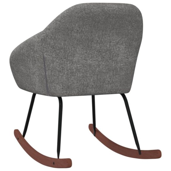 sötétszürke szövet hintaszék