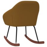 barna szövet hintaszék