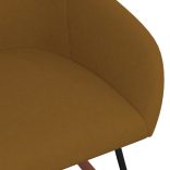 barna szövet hintaszék