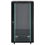 fekete 22U hálózati szekrény 19 IP20 60 x 60 x 120 cm"