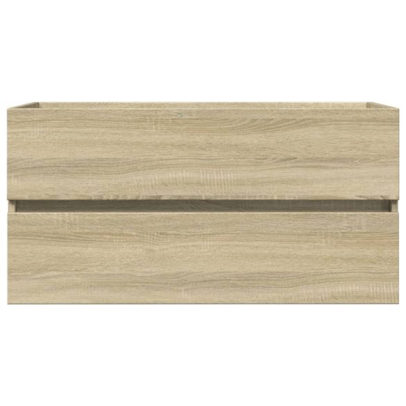 2 részes kerámia és szerelt fa fürdőszobai bútorgarnitúra