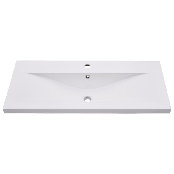 2 részes kerámia és szerelt fa fürdőszobai bútorgarnitúra